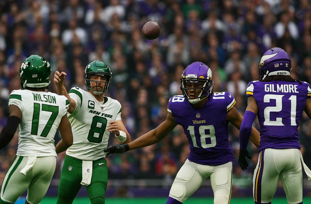 new york jets vs minnesota vikings match player stats